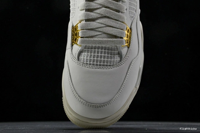 Metallic Gold Jordan AQ9129-170 4 Retro 0716